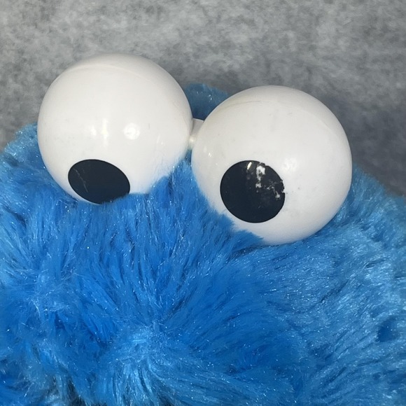 Vintage 2002 Sesame Street Cookie Monster Plush Toy Gund Blue 11" Stuffed Animal - Picture 5 of 11